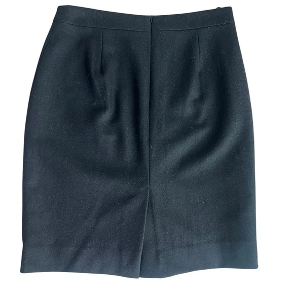 J. CREW Black Pencil Skirt Size 6 - Picture 2 of 6